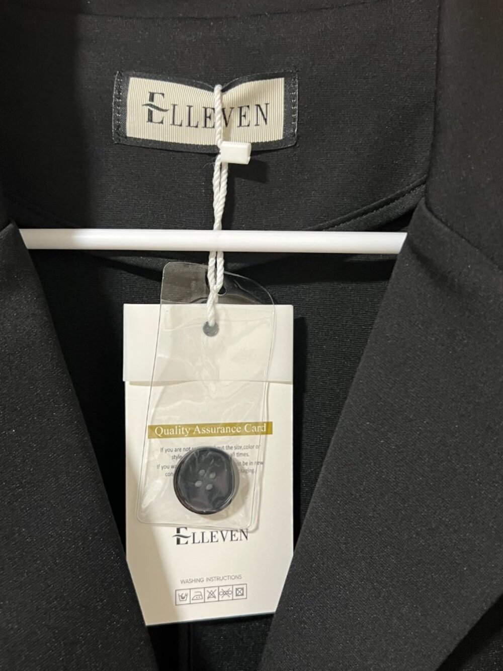 Black Blazer Stretch Slim Fit Suit Jacket Size XL - Picture 7 of 9